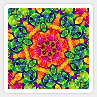 Citrus Jumble - Kaleidoscope Magnet